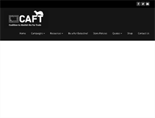 Tablet Screenshot of caft.org.uk